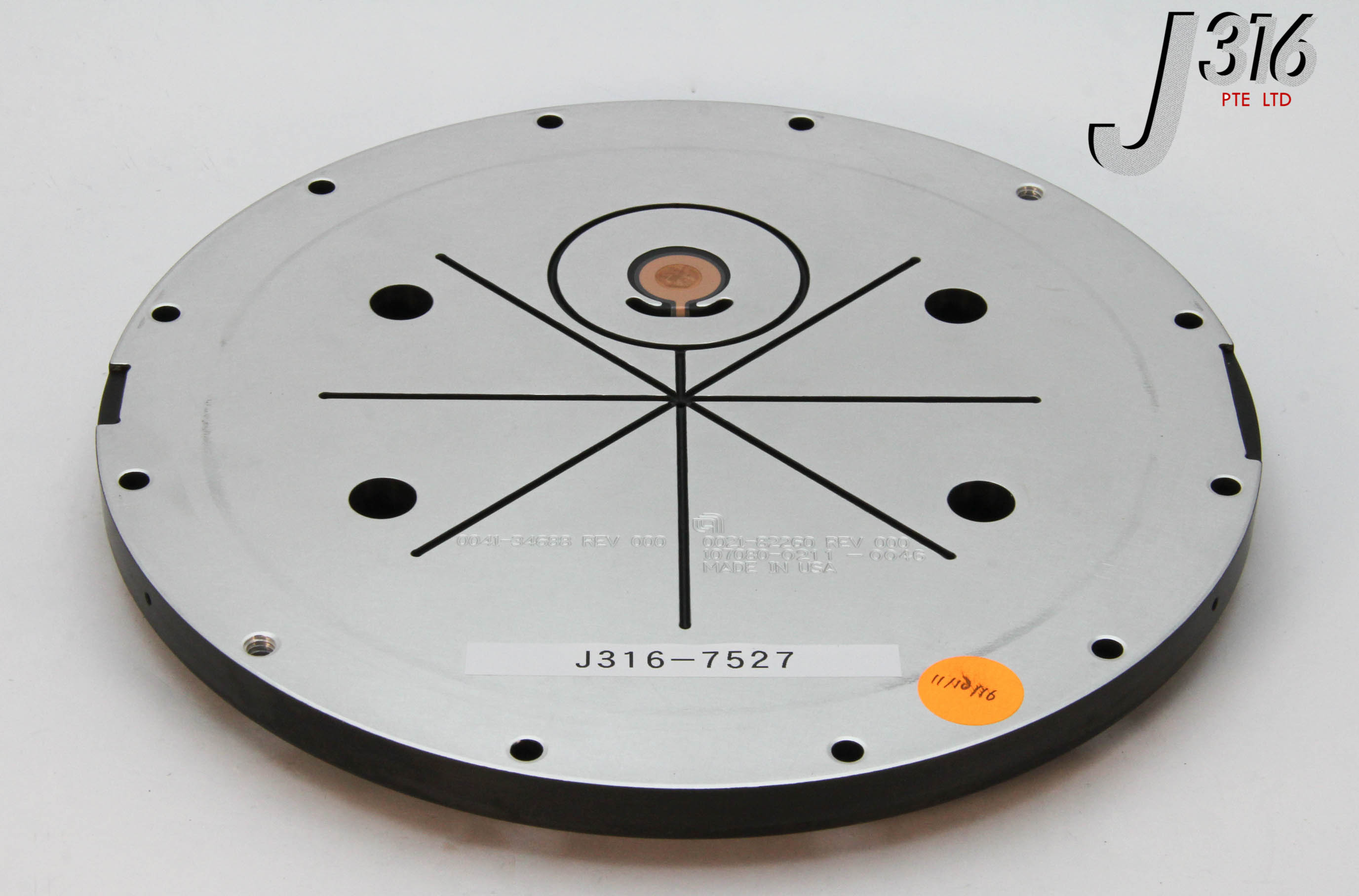 バイイー 7527 APPLIED MATERIALS SHELL ASSY 200MM MXP+EP ESC ASSY NOTCH, 1